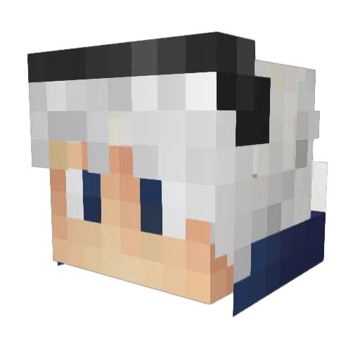 Sun_blast Minecraft avatar head, 3D render