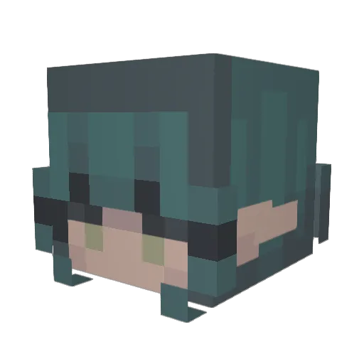 Sun_shine_xx Minecraft avatar head, 3D render