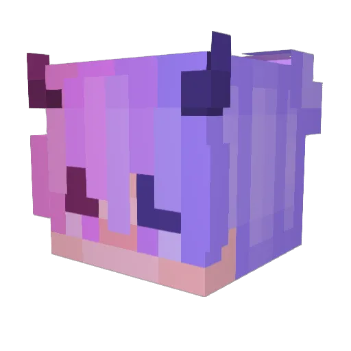 Sunat_ Minecraft avatar head, 3D render
