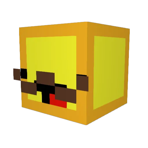 Sunblock626 Minecraft avatar head, 3D render