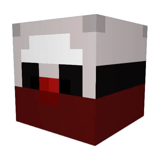 Sunday15th Minecraft avatar head, 3D render