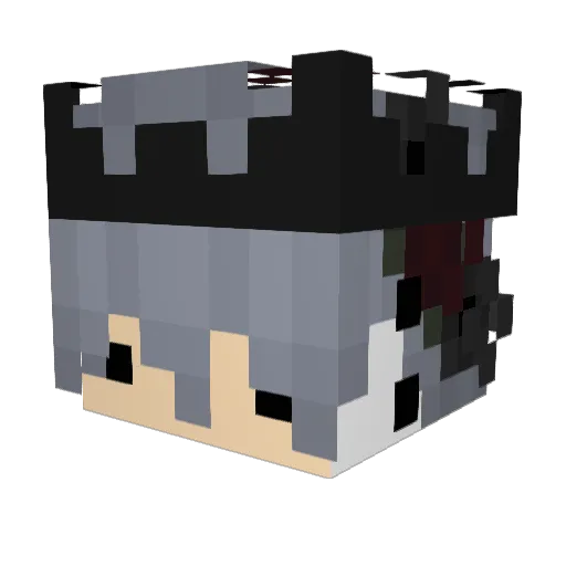 Sundel_ Minecraft avatar head, 3D render
