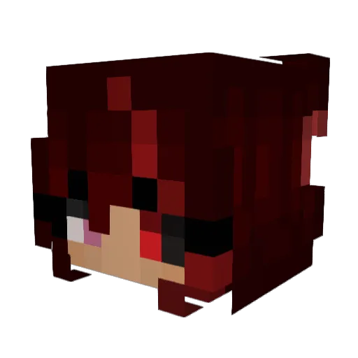 Sundreamz Minecraft avatar head, 3D render