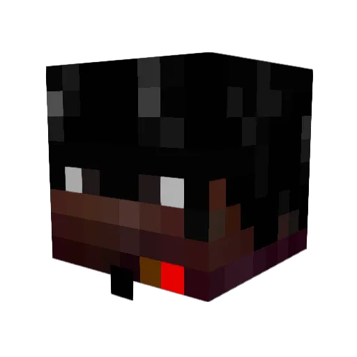 Suneggle Minecraft avatar head, 3D render
