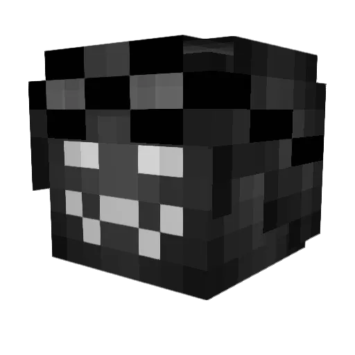 Sunesen Minecraft avatar head, 3D render