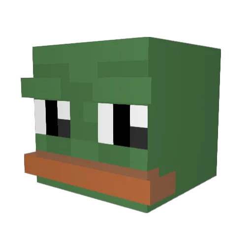 SunexMC Minecraft avatar head, 3D render