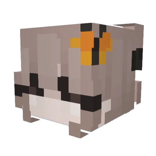 SunflowerSoph Minecraft avatar head, 3D render