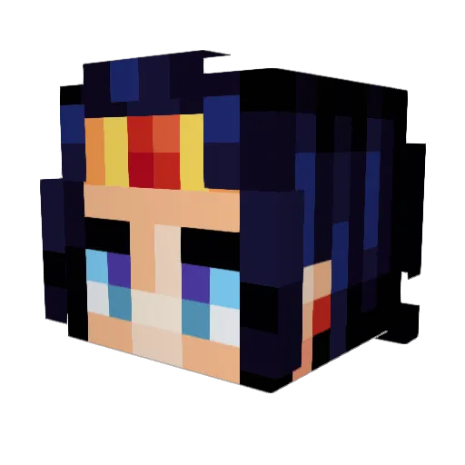 Sunflower_Sav Minecraft avatar head, 3D render