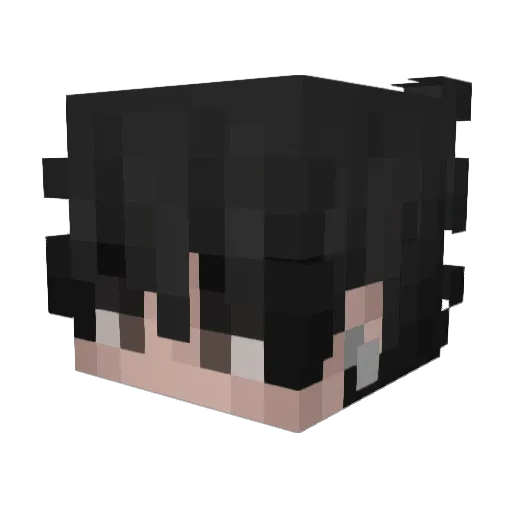 Sung_Jinu Minecraft avatar head, 3D render
