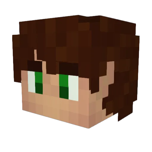 SunilTheHobbit Minecraft avatar head, 3D render