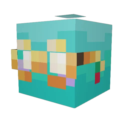 SunkenAnchor000 Minecraft avatar head, 3D render