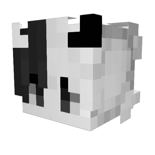 SunlessEnder Minecraft avatar head, 3D render
