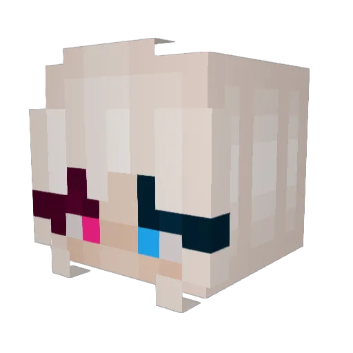 Sunluvxd Minecraft avatar head, 3D render