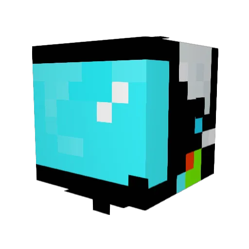 SunnetioN Minecraft avatar head, 3D render