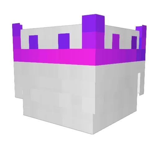 Sunnmodelt Minecraft avatar head, 3D render