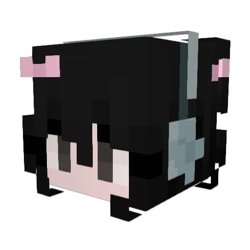 Sunnvy7 Minecraft avatar head, 3D render