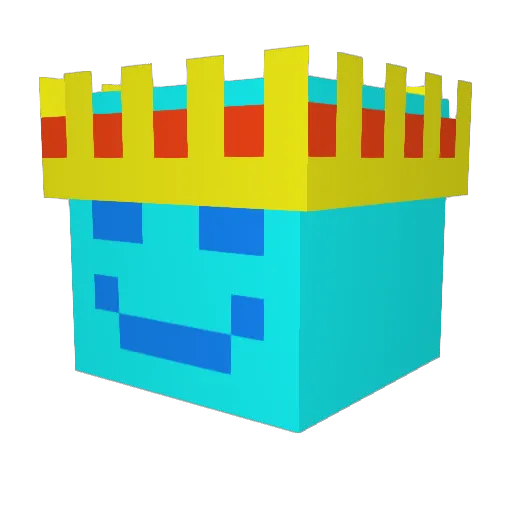 Sunny317 Minecraft avatar head, 3D render