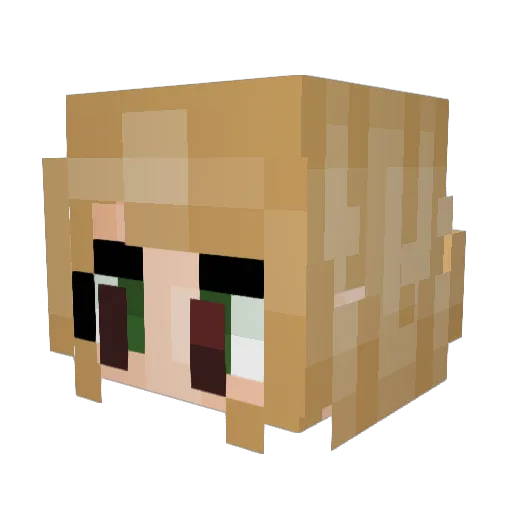 SunnyBee2045 Minecraft avatar head, 3D render