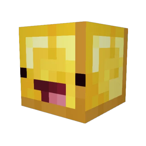 SunnyBee22 Minecraft avatar head, 3D render