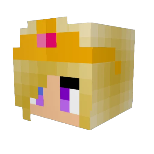 SunnyDawn Minecraft avatar head, 3D render