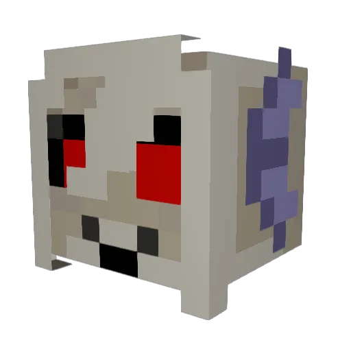 SunnyS123 Minecraft avatar head, 3D render
