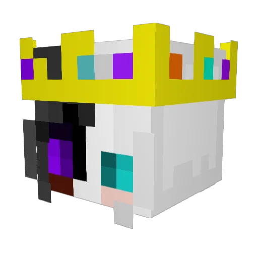 SunnySideTheEgg Minecraft avatar head, 3D render
