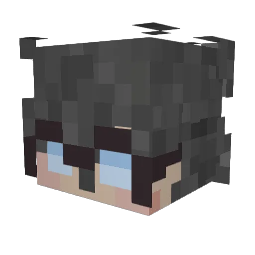 SunnySylveon Minecraft avatar head, 3D render
