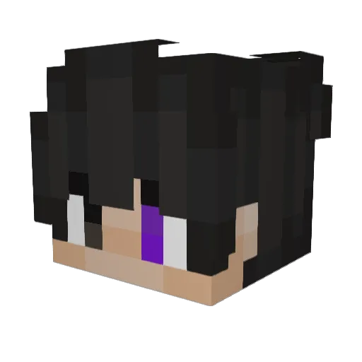 SunnyVoid Minecraft avatar head, 3D render