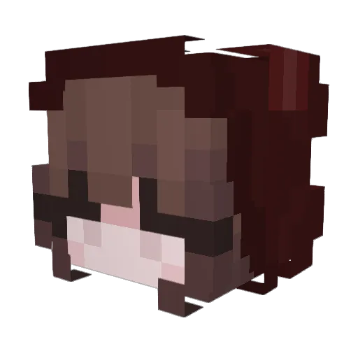Sunny_IsGloomy Minecraft avatar head, 3D render