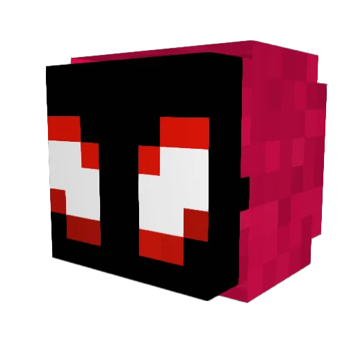 Sunnysihde Minecraft avatar head, 3D render
