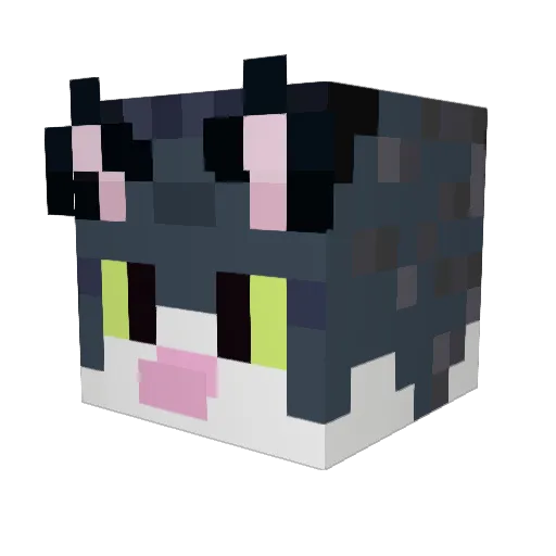 SunsetAlpha Minecraft avatar head, 3D render