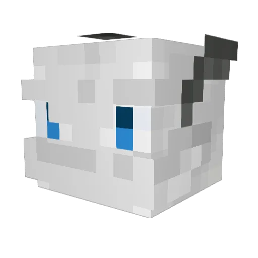 SunsetDrake Minecraft avatar head, 3D render