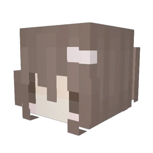 Sunset_Shimer Minecraft avatar head, 3D render