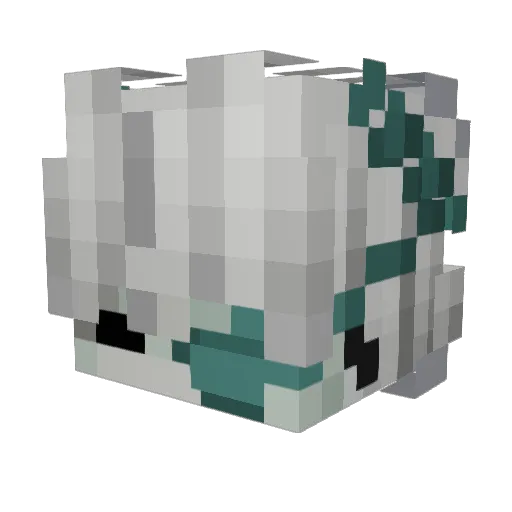 Sunsh Minecraft avatar head, 3D render