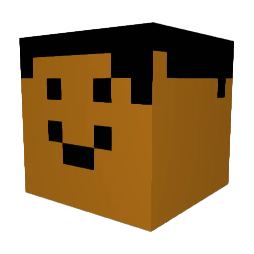 Sunshine2025 Minecraft avatar head, 3D render