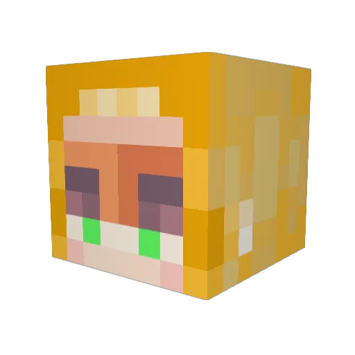 SunshineCactus5 Minecraft avatar head, 3D render