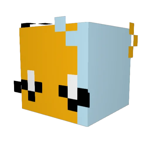 SunshineRiot Minecraft avatar head, 3D render