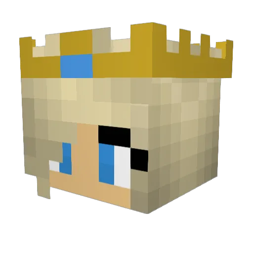 SunshineSQ Minecraft avatar head, 3D render