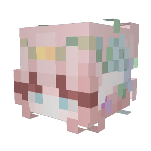 Sunshine_707 Minecraft avatar head, 3D render