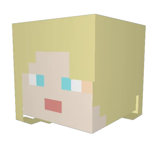 Sunshine_Gypsy18 Minecraft avatar head, 3D render