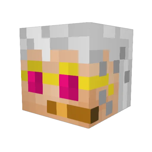 Sunshinegal0 Minecraft avatar head, 3D render