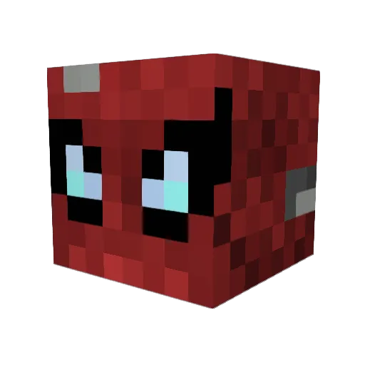 Sunspotx6 Minecraft avatar head, 3D render