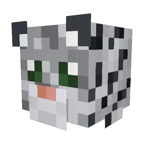 SunwardOrange Minecraft avatar head, 3D render