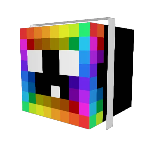 Sunzi77 Minecraft avatar head, 3D render