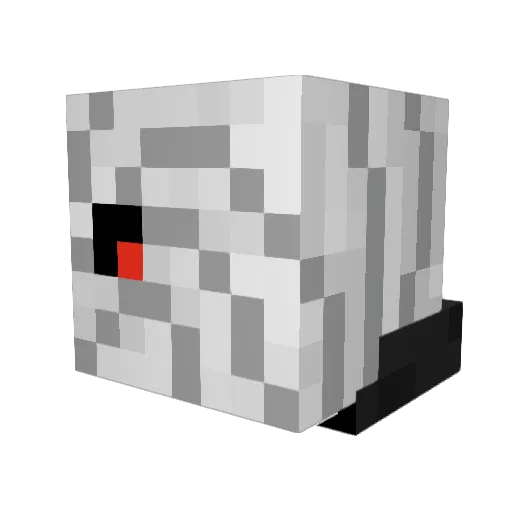 Suolakasa Minecraft avatar head, 3D render