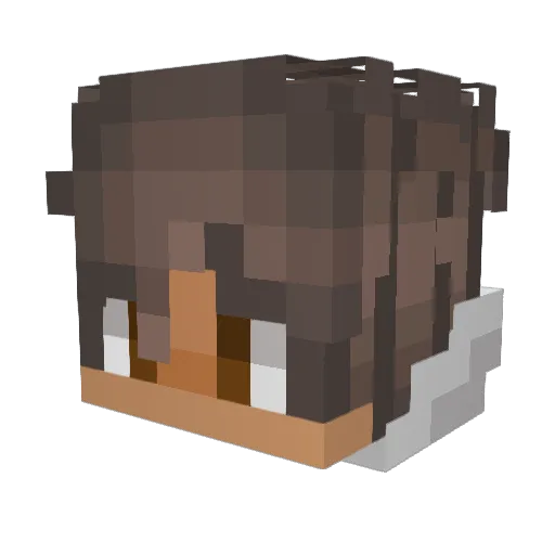 SuomiSniper Minecraft avatar head, 3D render