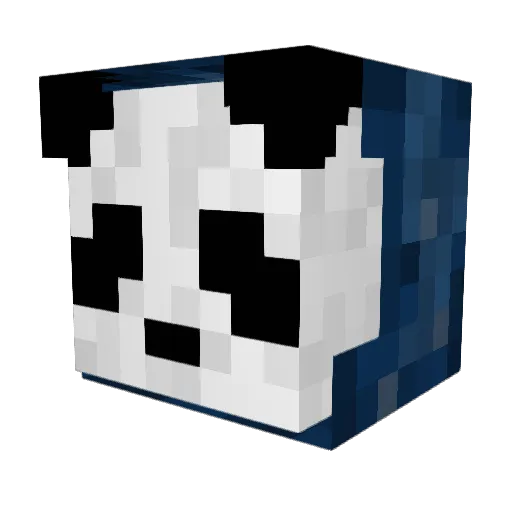 Suomiany Minecraft avatar head, 3D render