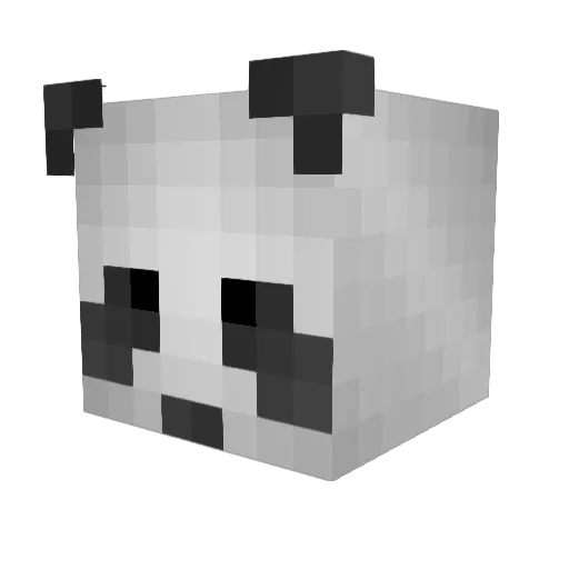 SuorinGod Minecraft avatar head, 3D render
