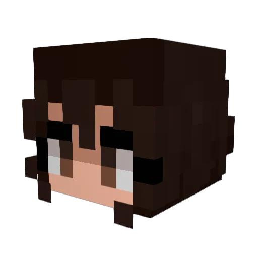 Suoyp Minecraft avatar head, 3D render