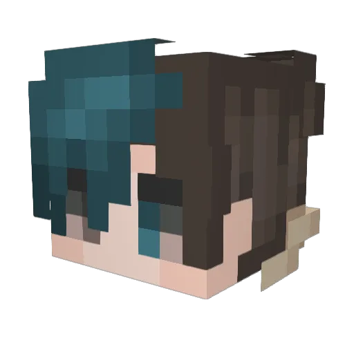 SupaHellaGay Minecraft avatar head, 3D render